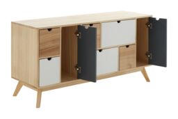 Orsina Compact Design Six Drawer Chest, Modern Design Chest Of Drawers For Livingroom, Minimalist Storage Chest - thumbnail 3