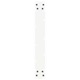 Berkfield Home Coffee Table Legs U-Shaped 2 pcs White 60x(110-111) cm Steel - thumbnail 7