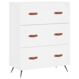Berkfield Home Highboard White 69.5x34x180 cm Engineered Wood - thumbnail 7