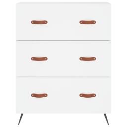 Berkfield Home Highboard White 69.5x34x180 cm Engineered Wood - thumbnail 8