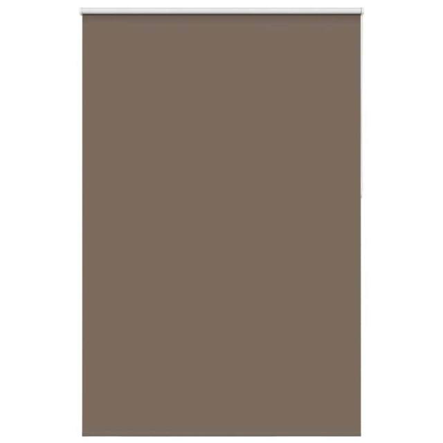 Berkfield Home Roller Blind Blackout Coffee 165x230 cm Fabric Width 161.6 cm Pol… in Brown - image 1