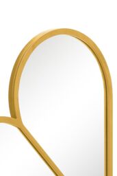 MirrorOutlet Gold Metal Framed Heart Shaped Wall Garden Mirror (80 X 80CM) - Size: 1 Pack - thumbnail 4