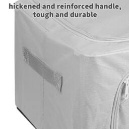 Kelvenix 2PCS Collapsible Storage Bin in Grey - thumbnail 5