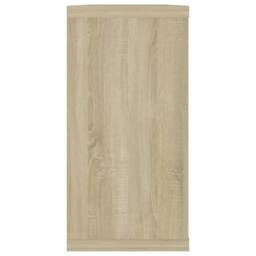 Berkfield Home Wall Cube Shelf 2 pcs Sonoma Oak 100x15x30 cm Engineered Wood in Light Brown - Size: 100 x 15 x 30 cm - thumbnail 8