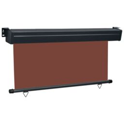 Berkfield Home Balcony Side Awning 160x250 cm Brown - thumbnail 3