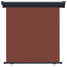 Berkfield Home Balcony Side Awning 160x250 cm Brown - thumbnail 2