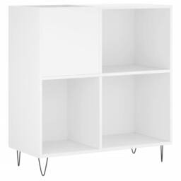 Berkfield Home Record Cabinet White 84.5x38x89 cm Engineered Wood