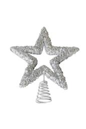 KDMD Silver Glitter Star Tree Topper 2 Pack - thumbnail 5