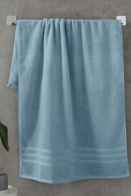 Catherine Lansfield 'Zero Twist' Bath Towel in Blue - image 1