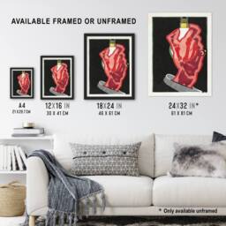 Artery8 Advertising design for Lamps Reijer Stolk Framed Wall Art Print in Black - Size: A4 - thumbnail 3
