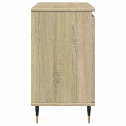 Berkfield Home Durable Bathroom Cabinet Sonoma Oak 58x33x60 cm Engineered Wood in Light Tan - Size: 58 x 33 x 60 cm - thumbnail 5