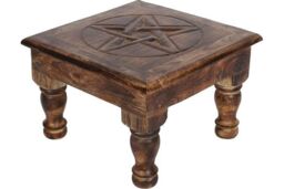 KDMD Pentagram Altar Table in Brown - thumbnail 1