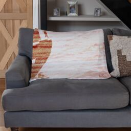 Benjamin Tate Design Puffin Blanket in Natural - Size: 120 cm x 150 cm - thumbnail 2