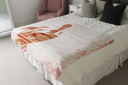 Benjamin Tate Design Puffin Blanket in Natural - Size: 120 cm x 150 cm - thumbnail 3
