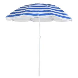 EONLION Beach Tilting Parasol Umbrella 1.7m Patio in Blue - Size: 120 - thumbnail 4