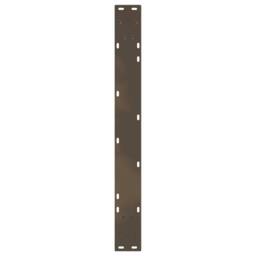 Berkfield Home Modern Dining Table Legs V-Shape 3 pcs Natural Steel 80x(72-73.3) in Brown - thumbnail 7