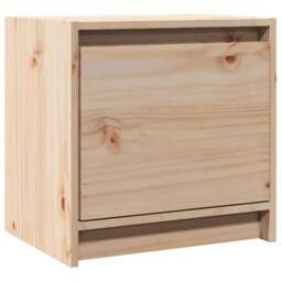 Berkfield Home Beautiful Bedside Cabinet 40x30.5x40 cm Solid Pinewood in Natural - thumbnail 3