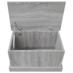 Berkfield Home Storage Box Grey Sonoma 50x30x28 cm Engineered Wood - Size: 50 x 30 x 28 cm - thumbnail 8