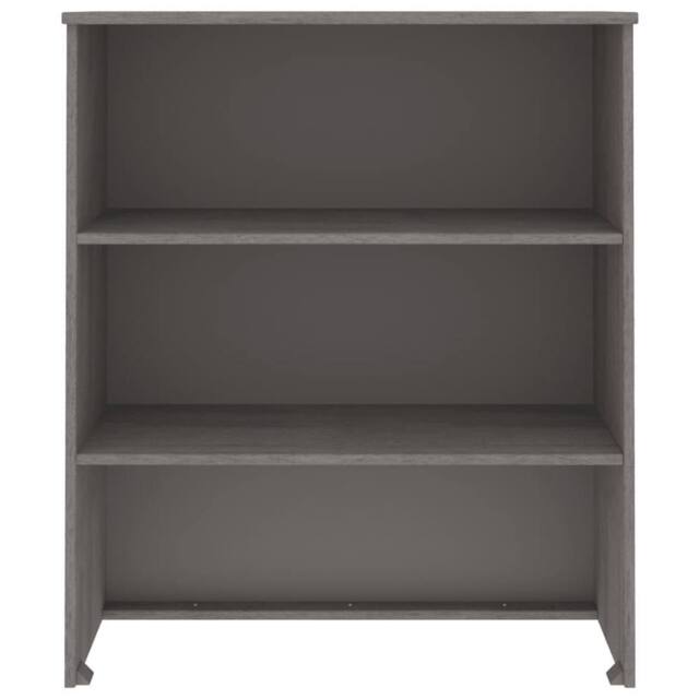 Berkfield Home Top for Highboard HAMAR Light Grey 85x35x100cm Solid Wood Pine - Size: 85 x 35 x 100 cm - image 1