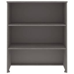 Berkfield Home Top for Highboard HAMAR Light Grey 85x35x100cm Solid Wood Pine - Size: 85 x 35 x 100 cm