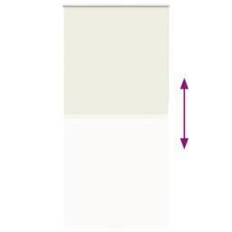 Berkfield Home Roller Blind Blackout Marine 105x130 cm Fabric Width 100.7 cm Pol… in Off-White - thumbnail 5