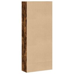 Berkfield Home Book Cabinet Smoked Oak 80x30x189 cm Engineered Wood in Brown - Size: 80 x 30 x 189 cm - thumbnail 6
