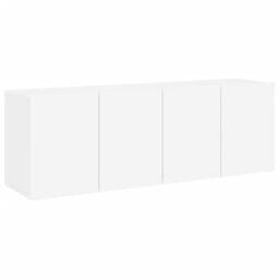 Berkfield Home TV Cabinets Wall-mounted 2 pcs White 60x30x41 cm - Size: 60 x 30 x 41 cm - thumbnail 2