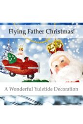 VFM e-Store Red Glitter Cocktail Decoration Hand Painted Hanging Christmas - thumbnail 3