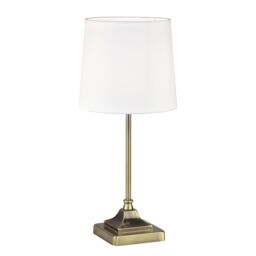 First Choice Lighting Set of 2 Aldersley - Antique Brass Lamps in Gold - thumbnail 2