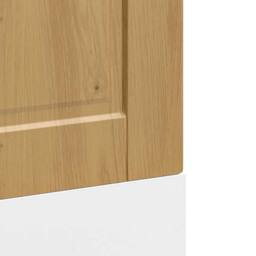 Berkfield Home Dishwasher Panel Porto Artisan Oak 60x1.5x67 cm Engineered Wood in Brown - thumbnail 7