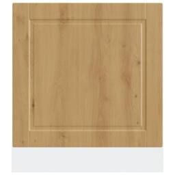 Berkfield Home Dishwasher Panel Porto Artisan Oak 60x1.5x67 cm Engineered Wood in Brown - thumbnail 4