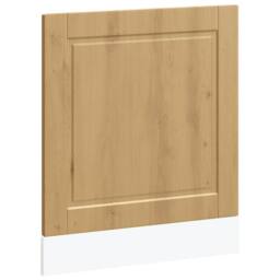 Berkfield Home Dishwasher Panel Porto Artisan Oak 60x1.5x67 cm Engineered Wood in Brown - thumbnail 2