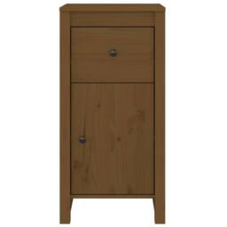 Berkfield Home Sideboard Honey Brown 40x35x80 cm Solid Wood Pine - Size: 40 x 35 x 80 cm - thumbnail 5