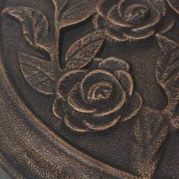 Berkfield Home Parasol Base Resin Round Bronze 9 kg in Brown - thumbnail 5