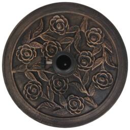 Berkfield Home Parasol Base Resin Round Bronze 9 kg in Brown - thumbnail 4
