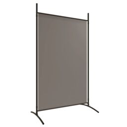Berkfield Home 2-Panel Room Divider Anthracite 175x180 cm Fabric in Black - thumbnail 6