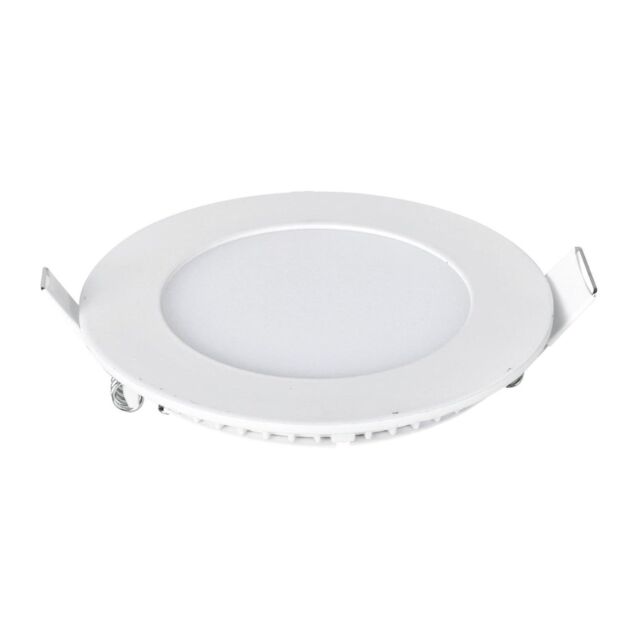ENER-J 3W Recessed Round LED Mini Panel 85mm diameter (Hole Size 70mm), CE Driver, 90 Lm/Watt, RA 80, 3000K in White - image 1