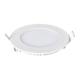 ENER-J 3W Recessed Round LED Mini Panel 85mm diameter (Hole Size 70mm), CE Driver, 90 Lm/Watt, RA 80, 3000K in White - thumbnail 2