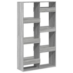 Berkfield Home Bookcase Grey Sonoma 100x33x175 cm Engineered Wood - Size: 100 x 33 x 175 cm - thumbnail 2