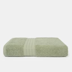 OHS 4 Pack of 100% Cotton Bath Sheet Bathroom Towel in Pale Green - thumbnail 2