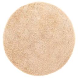 Berkfield Home Shaggy Rug High Pile NAVARRA Beige 120x120 cm Polyester - Size: Medium - thumbnail 3