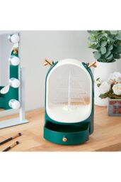 Living and Home Desktop Jewelry Display Holder with Drawer in Green - thumbnail 5