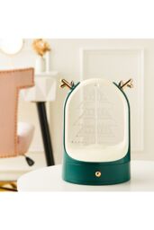 Living and Home Desktop Jewelry Display Holder with Drawer in Green - thumbnail 2