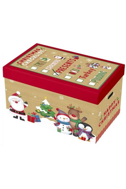 KDMD Christmas List Box Sand Gift Box in Light Sand - image 1