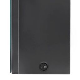 Berkfield Home LED Bathroom Mirror Cabinet Grey 80x12x68 cm - Size: 80 x 12 x 68 cm - thumbnail 6