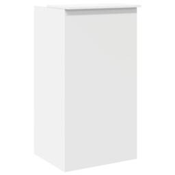 Berkfield Home Reception Desk White 55x50x103.5 cm Engineered Wood - thumbnail 7