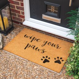 Nicola Spring Coir Door Mats - 90 x 60cm - Paws - Set of 2 - Size: 60 cm x 90 cm - thumbnail 5