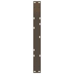 Berkfield Home Dining Table Legs V-Shape 2 pcs Natural Steel 60x(30-31.3) cm Steel in Brown - thumbnail 7