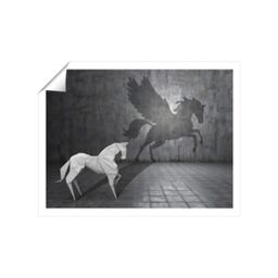 "Warren Reed - Designer Hidden Potential - Pegasus Unframed Art Print - Size: W24"" x H36""" - thumbnail 2