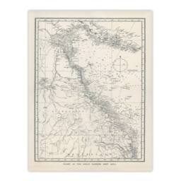Artery8 William S Kent Framed Wall Art Great Barrier Reef Area Chart Map in White - Size: A4 - thumbnail 3